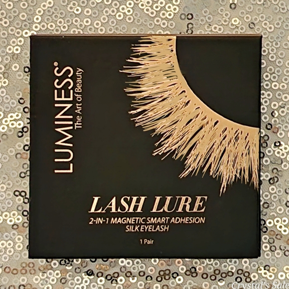 New! Luminess Lash Lure 2-in-1 Magnetic Smart Adhesive Silk Eyelash Kit! -Black - Picture 9 of 15